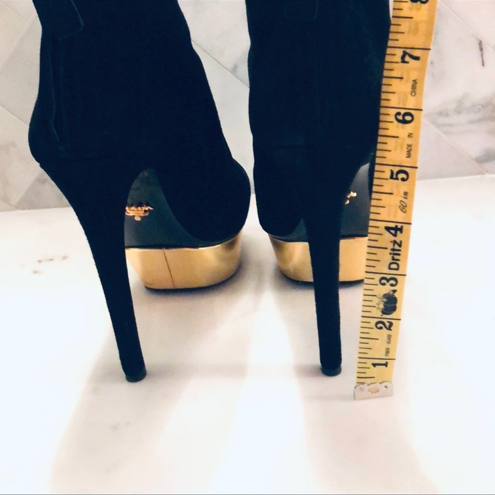 FINAL PRICE DROP AUTHENTIC PRADA BOOTIES - Picture 8 of 8